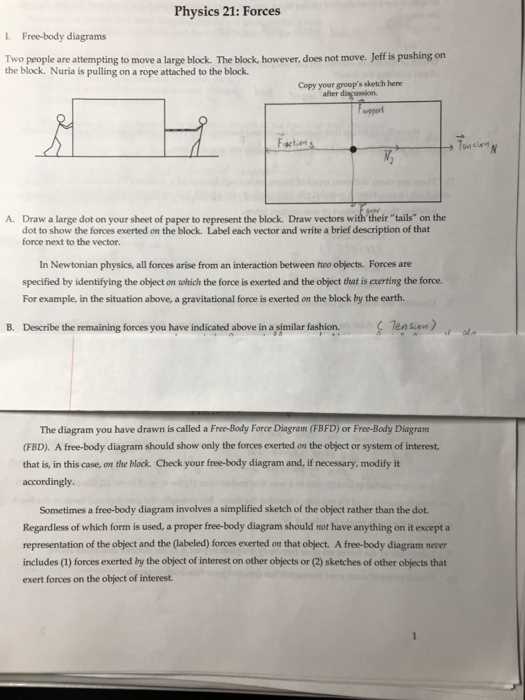 Demystifying the Art of Drawing Free Body Diagrams in The Physics Classroom: Essential Answer Key for 2009 The physics classroom 2009 answer key drawing free body diagrams