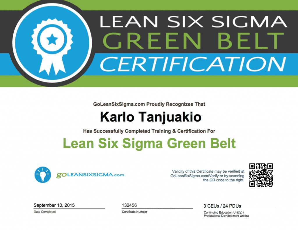 How to Use Lean Six Sigma Green Belt Certification in Your Career