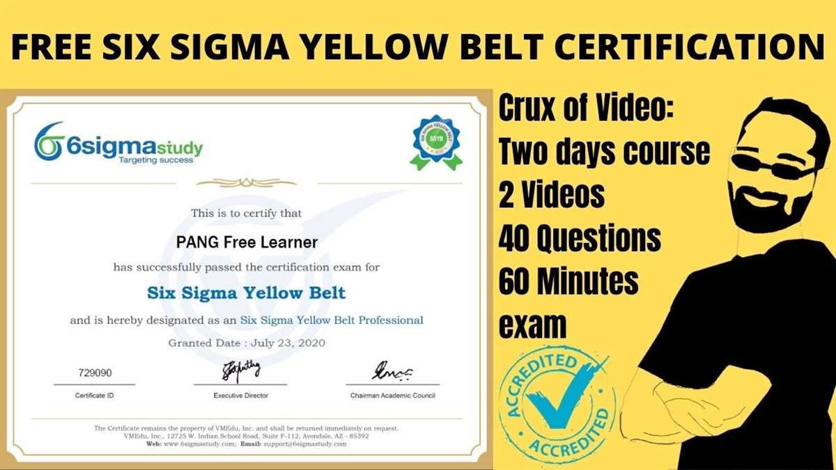 The Importance of Becoming a Six Sigma Green Belt