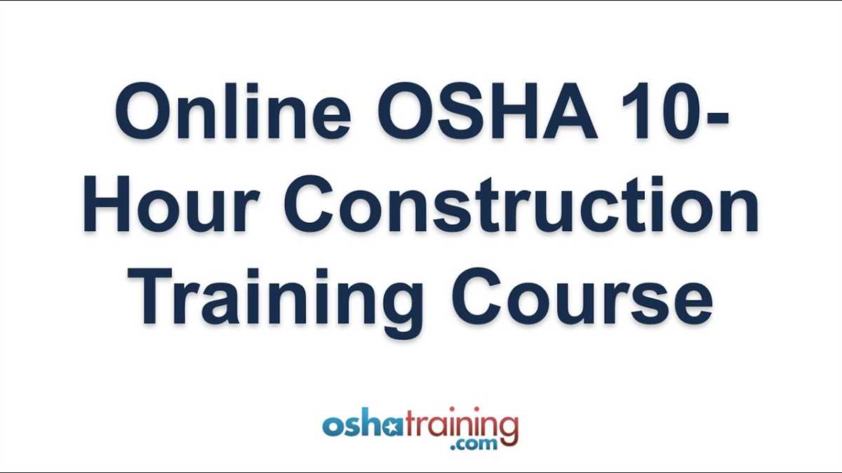 Who is required to take the 10 Hour OSHA Test?