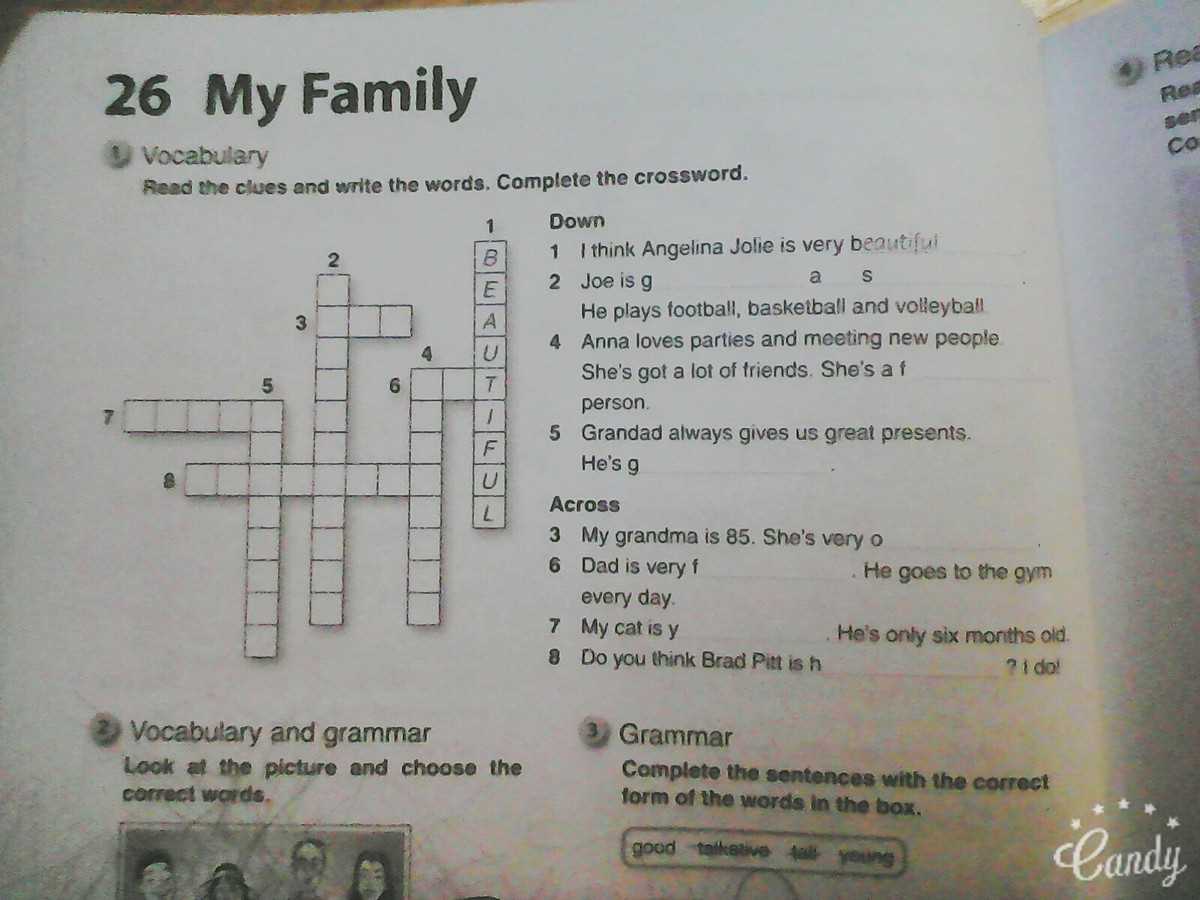 2. Start with the easy clues: