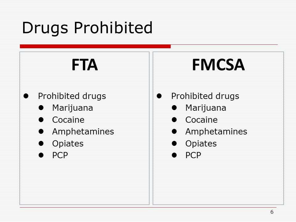 1. Develop and enforce a comprehensive drug and alcohol policy: