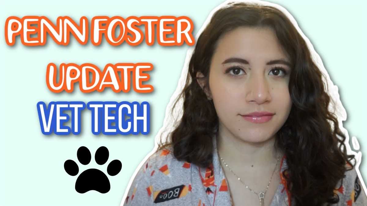 The benefits of passing Penn Foster proctored exams for vet tech students