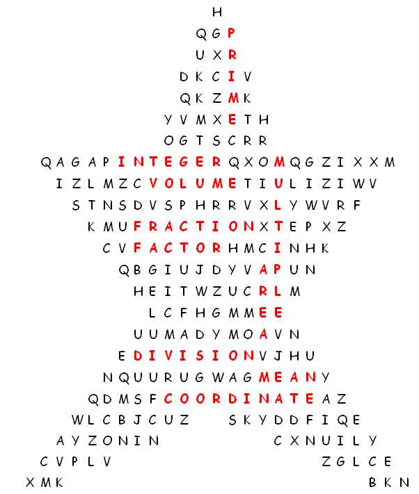Where to Find Word Search Math Terms