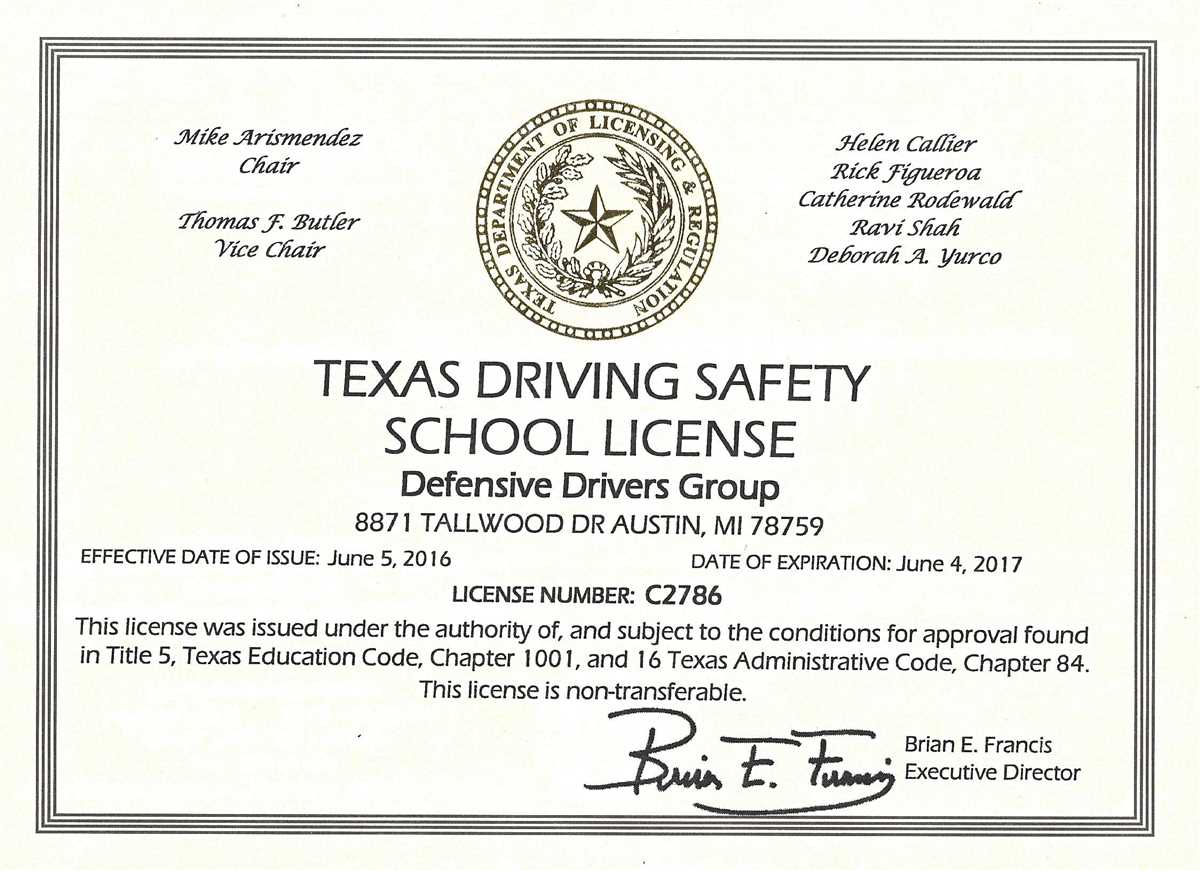 Texas Defensive Driving Final Exam Answers: Everything You Need to Know