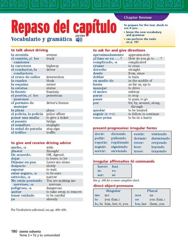 Answers to Capitulo 2a in Realidades 1 Capitulo 2a realidades 1 answers