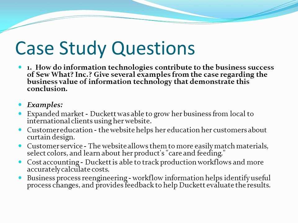 Situational Questions